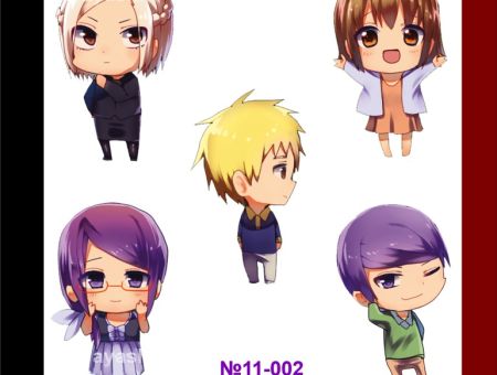 Наліпки Токійський гуль Tokyo Ghoul №11-002