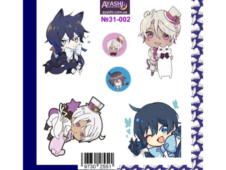 Наклейки Мемуары Ванитаса Vanitas no Carte №31-002
