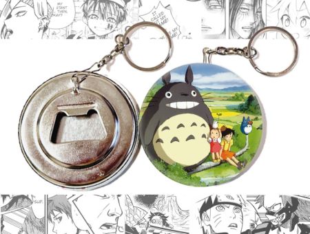 Відкривачка-брелок кругла 58 мм Studio Ghibli OTKR-58-00411
