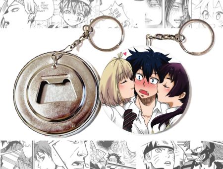 Відкривачка-брелок кругла 58 мм OTKR-58-00561 Blue Exorcist