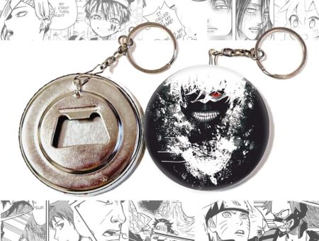 Відкривачка-брелок кругла 58 мм OTKR-58-00727 Tokyo Ghoul 
