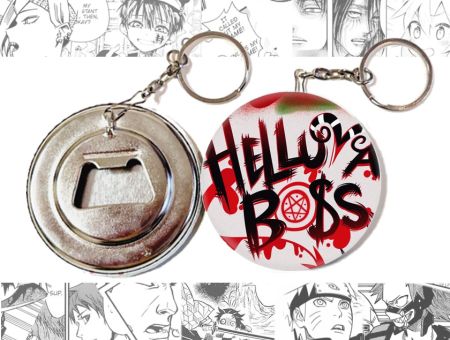Відкривачка-брелок кругла 58 мм OTKR-58-00781 Helluva Boss