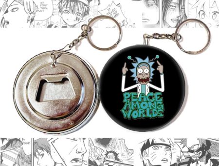Відкривачка-брелок Рік і Морті 58 мм Rick and Morty OTKR-58-00001140