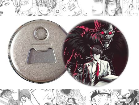 Відкривачка-магніт кругла 58 мм Death Note OTkM-58-00453