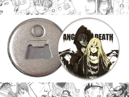 Відкривачка-магніт кругла 58 мм Satsuriku no Tenshir OTkM-58-01426