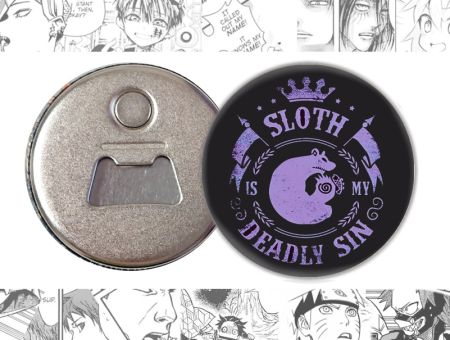 Відкривачка-магніт кругла 58 мм Seven Deadly Sins Сім смертних гріхів OTkM-58-01850