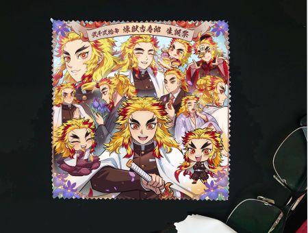 Серветка Ренгоку Demon Slayer для окулярів та телефону СР-00069