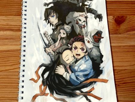 Скетчбук Клинок що розтинає демонів Kimetsu no Yaiba Demon Slayer SKBK-053