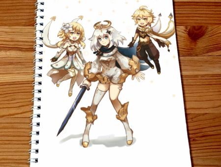 Скетчбук Genshin Impact SKBK-253