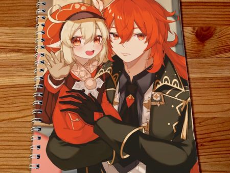 Скетчбук Клі та Ділюк Геншин Імпакт Genshin Impact SKBK-270