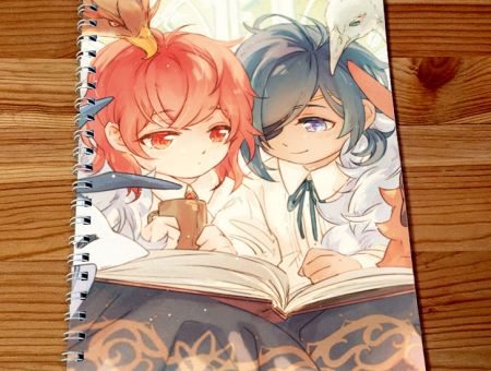 Скетчбук Ділюк та Кейа Геншин Імпакт Genshin Impact SKBK-273