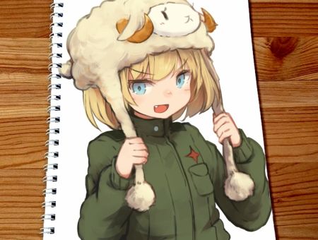 Скетчбук Girls und Panzer SKBK-348
