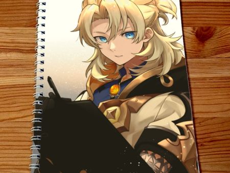 Скетчбук Геншин Імпакт Альбедо Genshin Impact SKBK-551