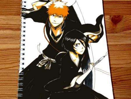 Скетчбук Бліч Ічіго та Рукія Bleach SKBK-678