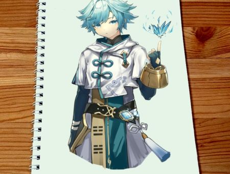 Скетчбук Чун Юнь Геншин Імпакт Genshin Impact SKBK-720