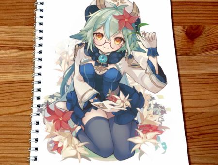 Скетчбук Сахароза Геншин Імпакт Genshin Impact SKBK-757