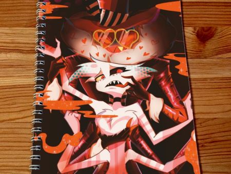 Скетчбук Готель Газбін Енджел Валентино Hazbin hotel SKBK-838