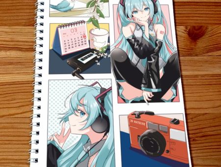 Скетчбук Хацуне Міку Project Sekai SKBK-904