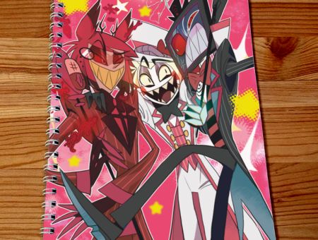 Скетчбук Готель Хазбін Люцифер Аластор Вокс Hazbin hotel SKBK-928
