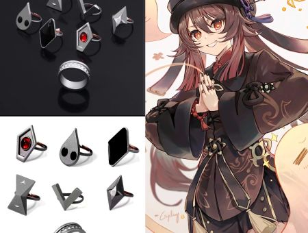 Каблучки Геншин Імпакт Genshin Impact №0014 Ху Тао, 7 шт