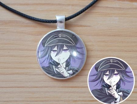 Кулон Данганронпа Danganronpa Кокічі Ома №945-0013 , 25мм, з чорним шнурком