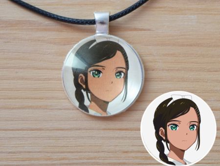 Кулон Пріоритет Чудо-Яйця Wonder Egg Priority №945-0123 , 25мм, з чорним шнурком