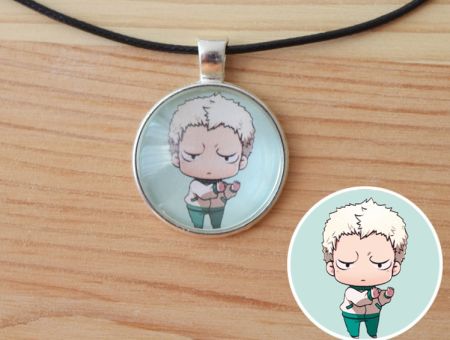 Кулон Волейбол!! Haikyuu!! Таканобу Аоне №945-0128 , 25мм, з чорним шнурком