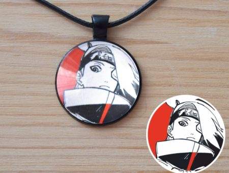 Кулон Naruto Наруто Дейдара №944-0166, 25мм, з чорним шнурком