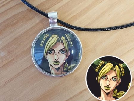 Кулон Неймовірні пригоди ДжоДжо Jojo's Bizarre Adventure Джолін Куджо №945-0193 , 25мм