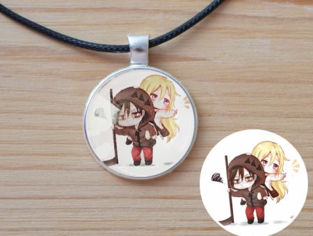 Кулон Рейчел та Зак Angels of Death №945-0198 , 25мм