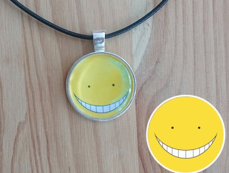 Кулон Коро-сенсей Клас вбивць Assassination Classroom №945-0207 , 25мм