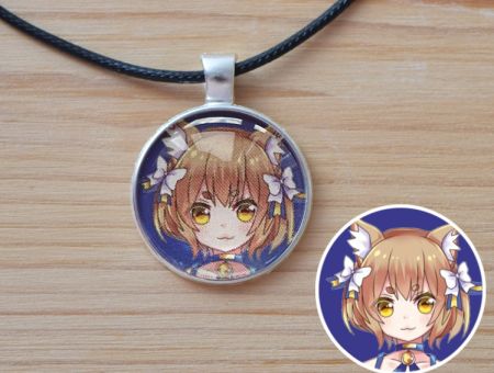 Кулон Фелікс Ре: Зеро Re Zero №945-0218 , 25мм, з чорним шнурком
