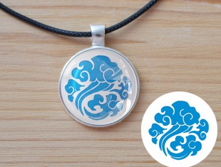 Кулон Mo Dao Zu Shi Магістр диявольського культу №945-0233 , 25мм, з чорним шнурком