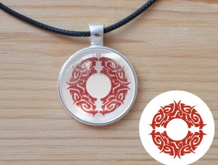 Кулон Mo Dao Zu Shi Магістр диявольського культу №945-0235 , 25мм, з чорним шнурком