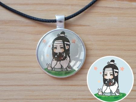 Кулон Лань Чжань Mo Dao Zu Shi Магістр диявольського культу №945-0238, 25мм, з чорним шнурком