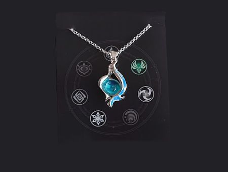 Кулон Genshin Impact Анемокул №0032, металевий кольоровий