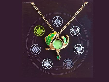 Кулон Genshin Impact Дендрокул №0031, металевий кольоровий