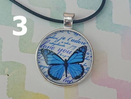 Кулон МЕТЕЛИК сріблястий №0012 , 25мм, 1 шт на вибір, з чорним шнурком