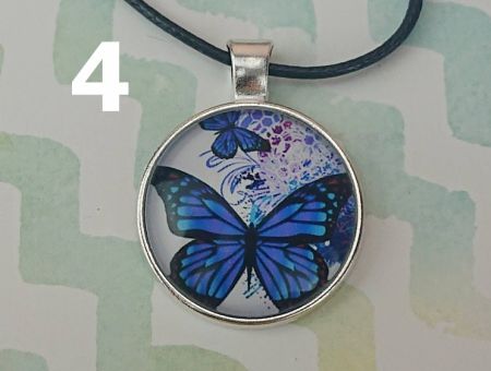 Кулон МЕТЕЛИК сріблястий №0012 , 25мм, 1 шт на вибір, з чорним шнурком