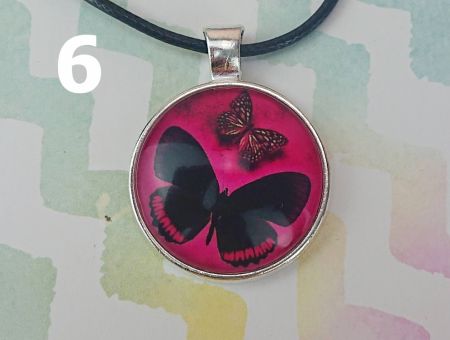 Кулон МЕТЕЛИК сріблястий №0012 , 25мм, 1 шт на вибір, з чорним шнурком