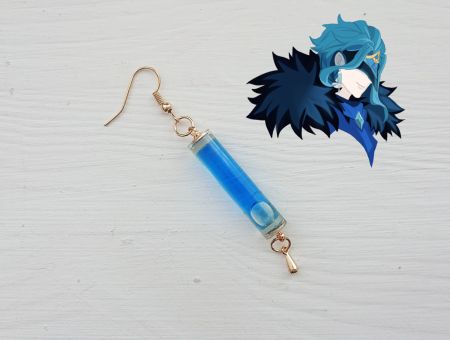 Сережка Дотторе Genshin Impact №0052 (швенза гачок), 1 шт