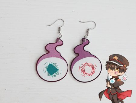 Серьги-крючки №0006-2 Toilet-bound Hanako-kun , Хакудзёдаи, 1 пара