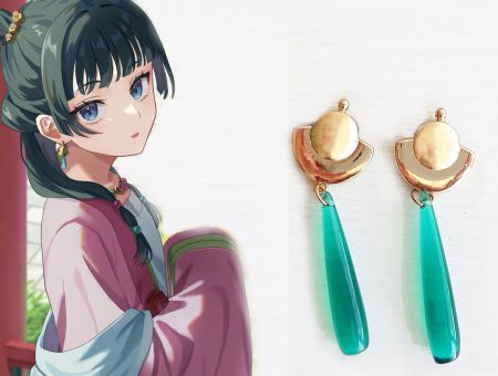 Сережки-цвяхи МаоМао Монолог травниці №0063 