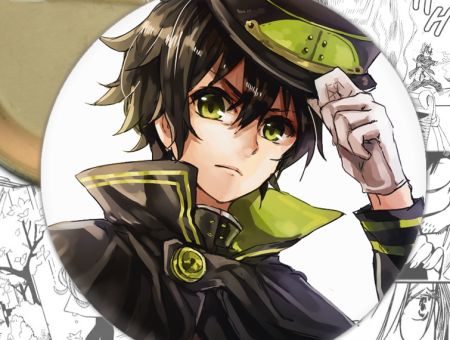 Значок Останній Серафим 000484 аніме Owari no Seraph 