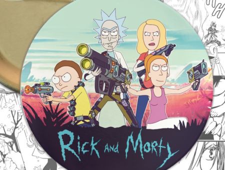 Значок Рік та Морті Rick and Morty 000508 