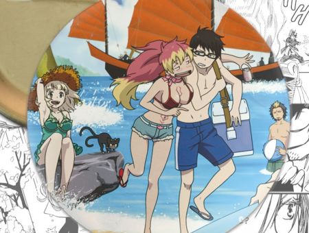 Значок Blue Exorcist 000526