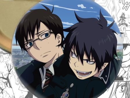 Значок Blue Exorcist 000527