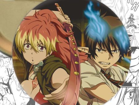 Значок Blue Exorcist 000536