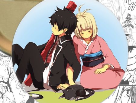 Значок Blue Exorcist 000551