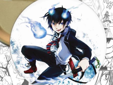 Значок Blue Exorcist 000552